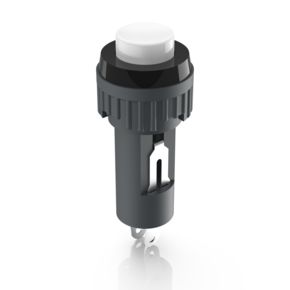 按键，9.1 mm，1关, 触感的, 1 常开, 灯罩 白色