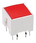 RACON 12 i，THT, 3.3 ± 0.6 N, 发光元件 红色, 灯罩 红色, 1 常开