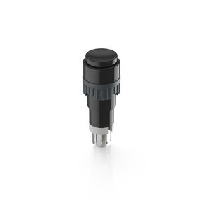 按键，9.1 mm，1开+1关, 触感的, 1 常闭 + 1 常开, 灯罩 黑色