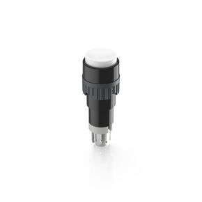 按键，9.1 mm，1开+1关, 触感的, 1 常闭 + 1 常开, 灯罩 白色