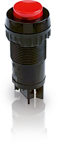 发光按键20.3 mm，BA9s, 触感的, 1 常闭 + 1 关, 灯罩 石板灰色