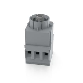 RAFIX 16，标准触点模块，银触，带灯座，螺丝接口, 触感的, 用于 W 2 x 4.6d, 2 常开