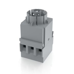 RAFIX 16，通用触点模块，金触，带灯座，螺丝接口, 触感的, 用于 W 2 x 4.6d, 1 常闭 + 1 常开