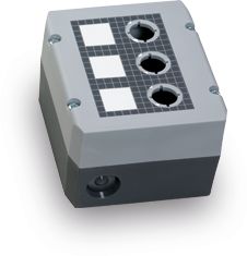 RAFIX 绝缘材料外壳 22mm, 22.3 mm, 3 安装位置, 浅灰色