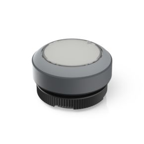RAFIX 22 FS+, 发光按键 FLEXLAB，圆形卡圈, 触感的, 前圈 浅灰色
