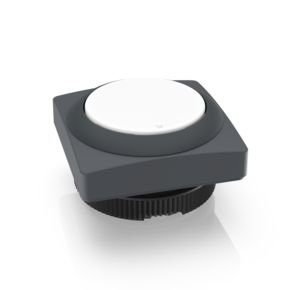 RAFIX 22 FS+发光按键 FLEXLAB，正方形卡圈, 触感的, 前圈 黑色