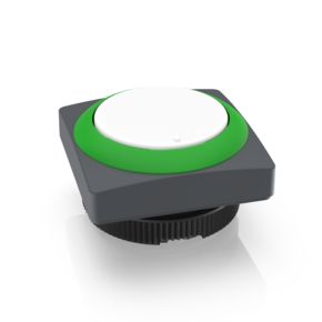 RAFIX 22 FS+发光按键 FLEXLAB，正方形卡圈, 触感的, 前圈 绿色