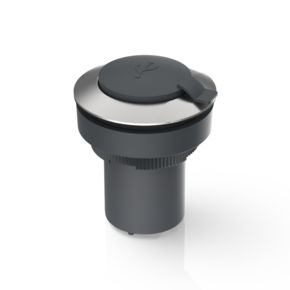 RAFIX 30 FS+, USB-穿线管，圆形卡圈, 前圈 不锈钢
