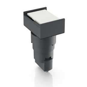LUMOTAST 75 IP65，信号灯，方形卡圈，平灯罩, 焊接端子