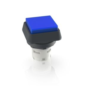 RAFIX 16，照明灯附件，正方形卡圈，突起的灯罩, 灯罩 蓝色