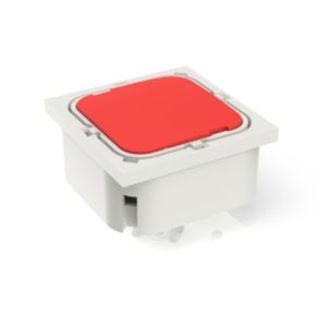 RF 19 金触，全发光, 2.9 ± 0.6 N, 发光元件 红色, 灯罩 红色, 1 常开