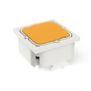 RF 19 金触，全发光, 2.9 ± 0.6 N, 发光元件 黄色, 灯罩 橙色, 1 常开