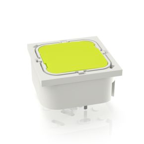 RF 19 银触，全发光, 2.9 ± 0.6 N, 发光元件 黄色, 灯罩 黄色, 1 常开