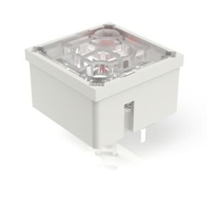 RF 15 银触，点发光, 2.9 ± 0.6 N, 发光元件 红色, 灯罩 无色, 1 常开
