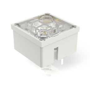 RF 15 银触，点发光, 2.9 ± 0.6 N, 发光元件 黄色, 灯罩 无色, 1 常开