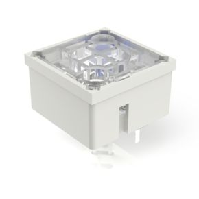 RF 15 银触，点发光, 2,9±0,6 N, 发光元件 红色 低电流, 灯罩 无色, 1 常开