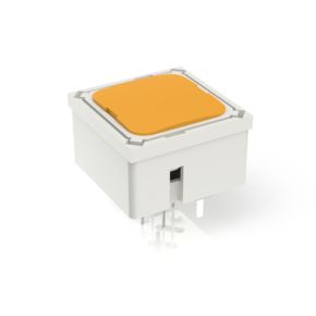 RF 15 金触，全发光, 2.9 ± 0.6 N, 发光元件 黄色, 灯罩 橙色, 1 常开