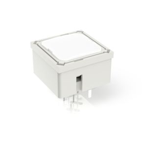 RF 15 金触，全发光, 2.9 ± 0.6 N, 发光元件 红色, 灯罩 白色, 1 常开