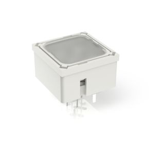 RF 15 银触，全发光, 2.9 ± 0.6 N, 发光元件 黄色, 灯罩 无色, 1 常开