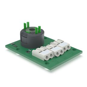 E-BOX 模块化，标准触点模块，35 V, 2 常开, LED 白色
