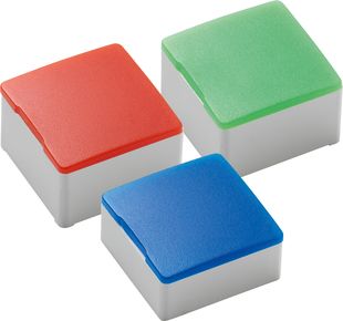 MICON 5，正方形柱塞 18 mm, 白色, L 12.5 mm