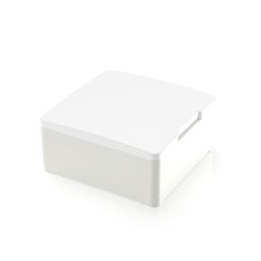 MICON 5，正方形柱塞18 mm，带机械限位, 白色, GH 9.55 mm
