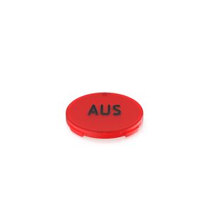 FLEXLAB，灯罩，透明, 印刷的, AUS, 透明, 红色, 22.15 mm x 22.15 mm