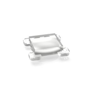 钥匙帽体, 透明, 17.2 mm x 17.2 mm