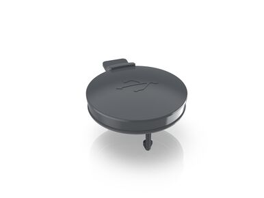 穿线管, 备用保护帽, USB, 石板灰色, 29.18 mm x 22.35 mm