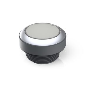 RAFIX 22 FS+, 发光按键 FLEXLAB，圆形卡圈, 触感的, 前圈 银金属色, 无螺纹环